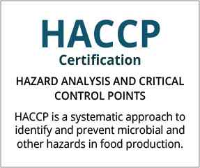 HACCP Certification Pakistan